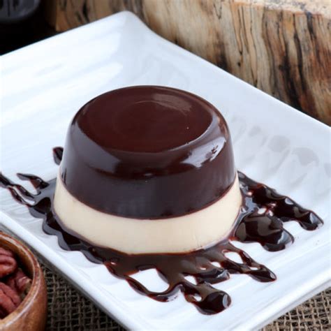 Chocolate and Milk Jelly Pudding .